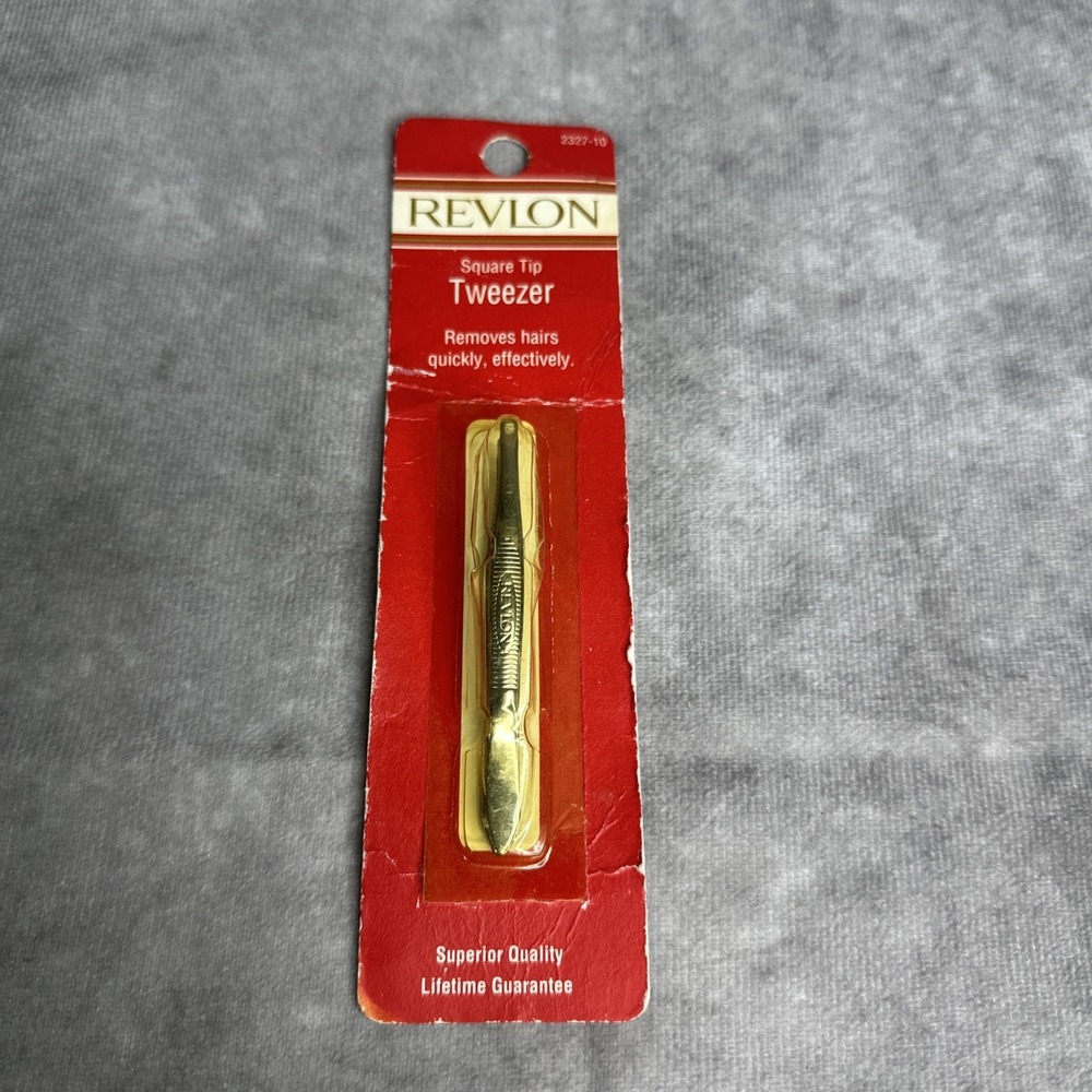 Revlon Square Tweezer 2327-10 NOS New In Package